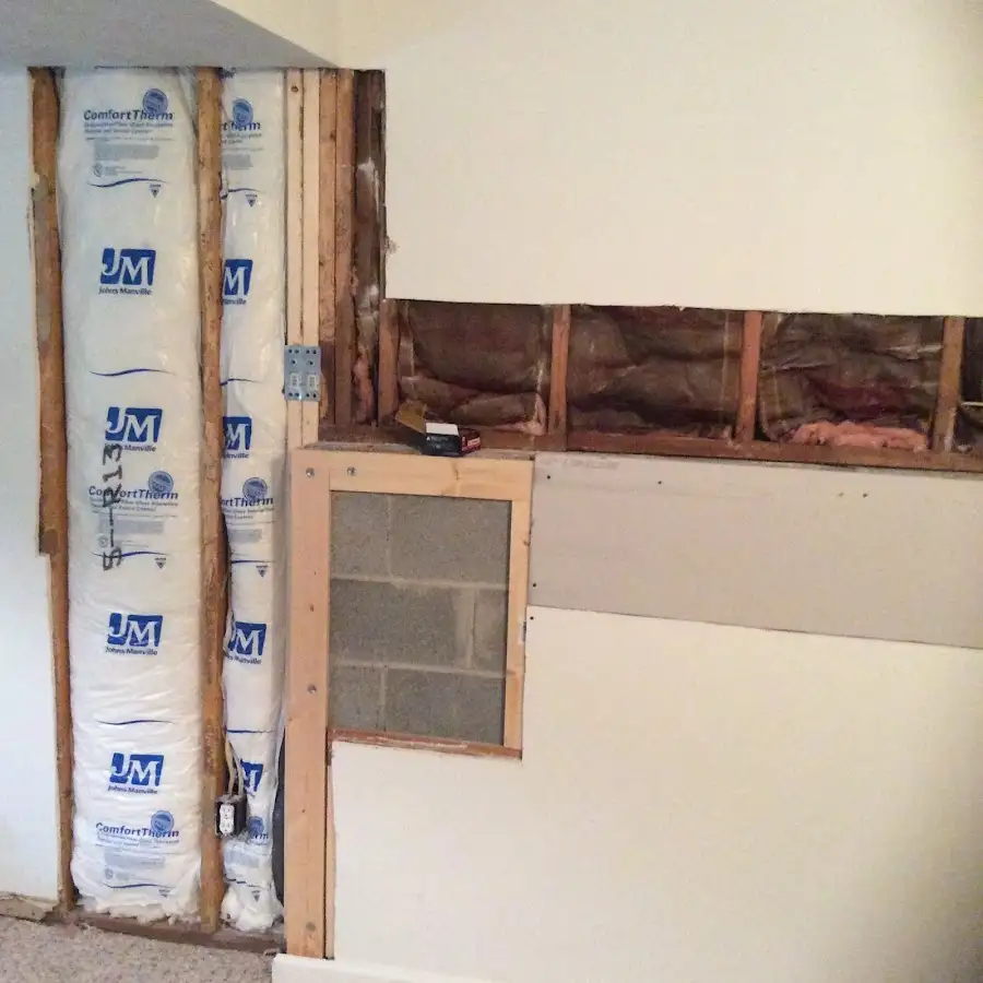 Wall insulation replacement during Structural Drying in Franklin Park